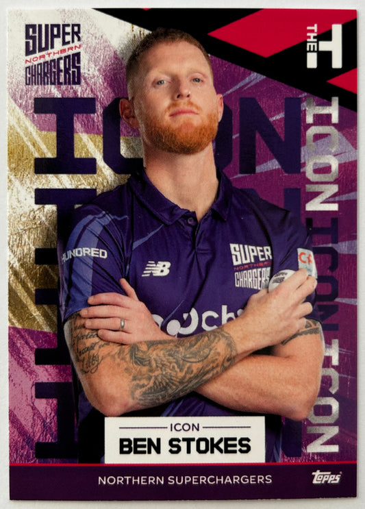 Topps The Hundred 2022 Trading Card Collection - BEN STOKES (Northern Superchargers) Icon