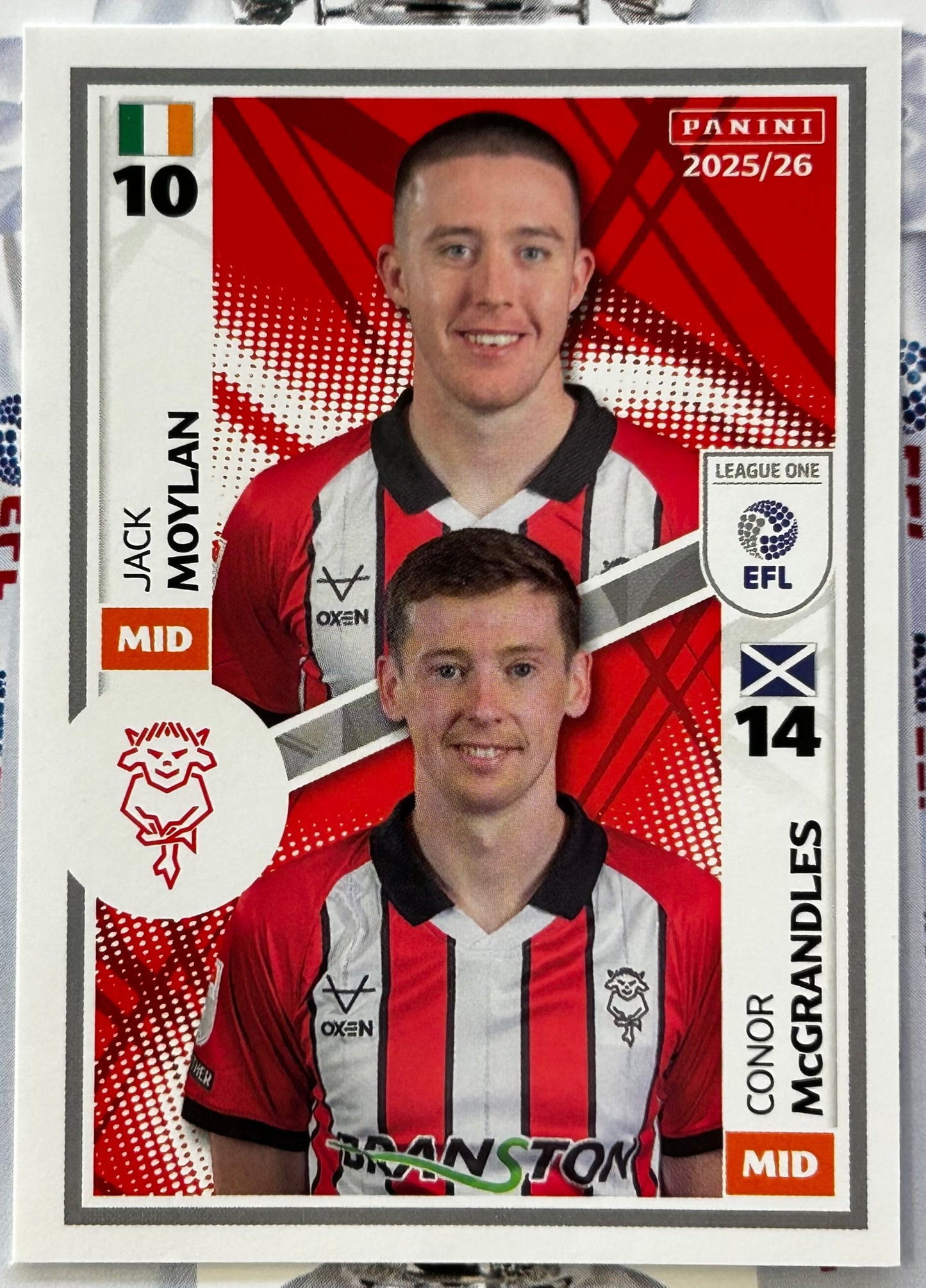 Panini EFL 2025-26 Sticker Collection - Single LEAGUE ONE Stickers (#533 - #580)