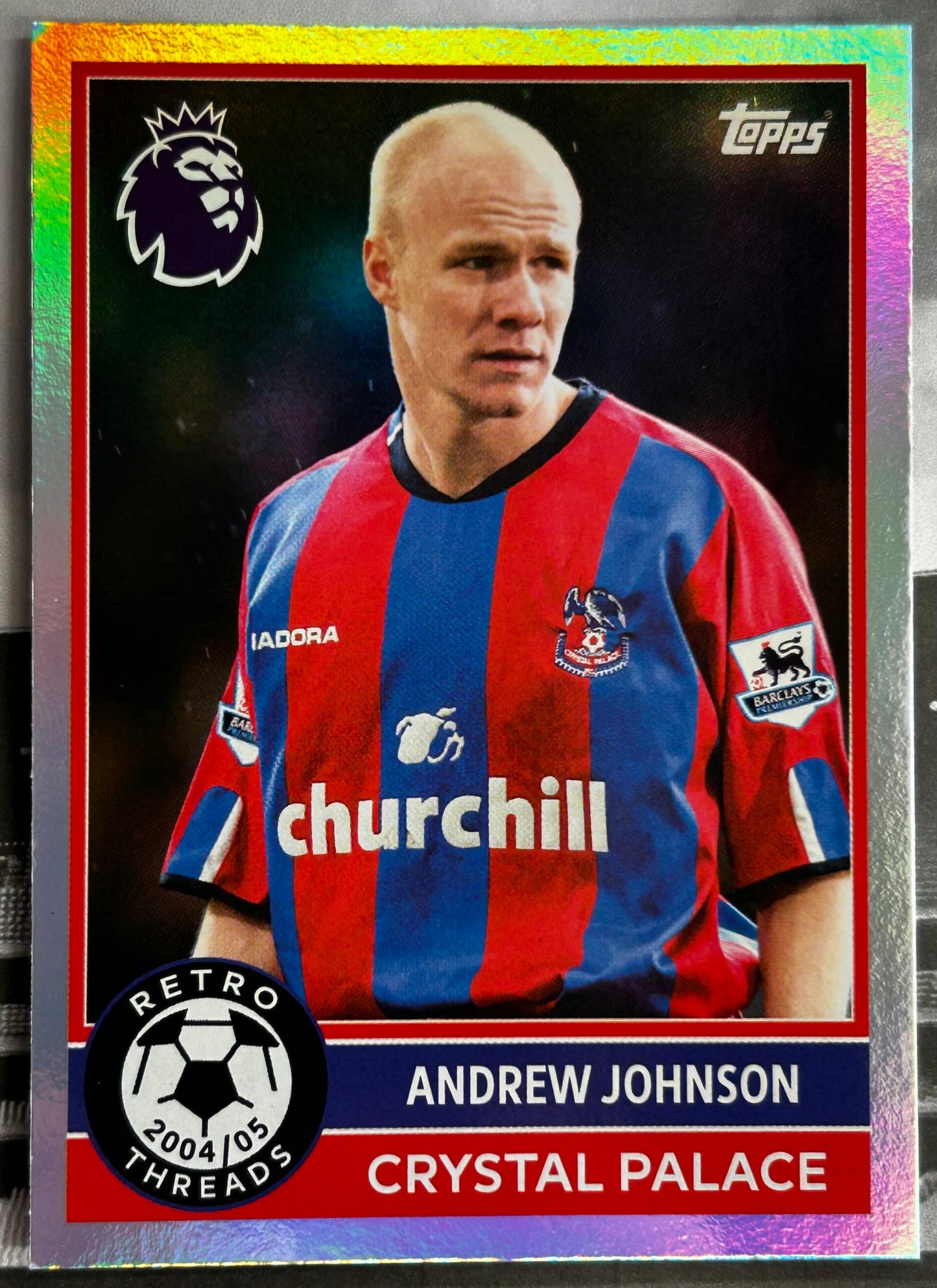 Topps Premier League 2026 Debut Edition - Single RETRO THREADS Insert Cards #381 - #400