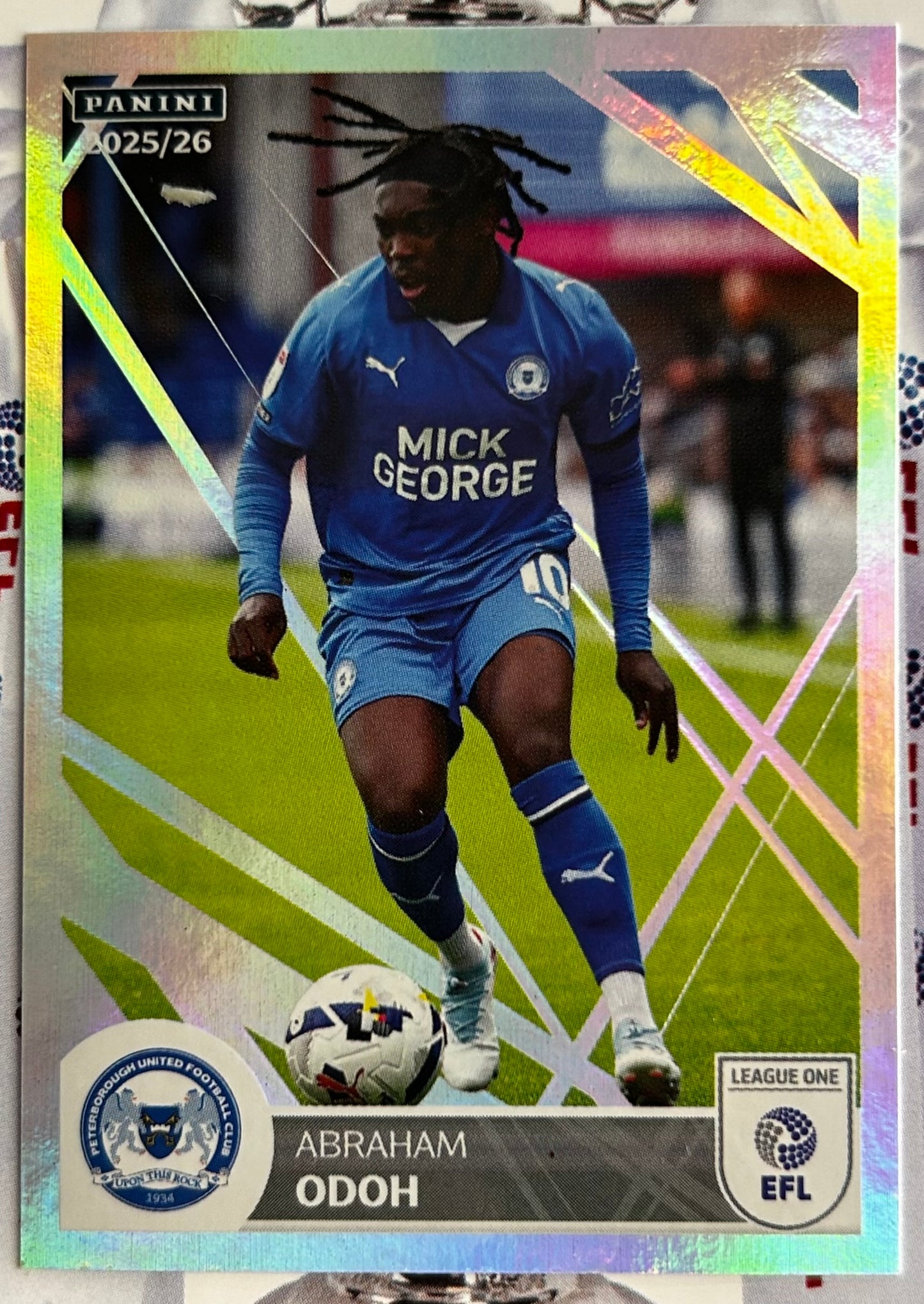 Panini EFL 2025-26 Sticker Collection - Single LEAGUE ONE Stickers (#581 - #628)