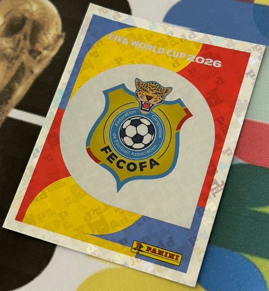 Panini FIFA World Cup 2026 Official Sticker Collection - EMBLEM (DR CONGO) Foil Sticker COD1