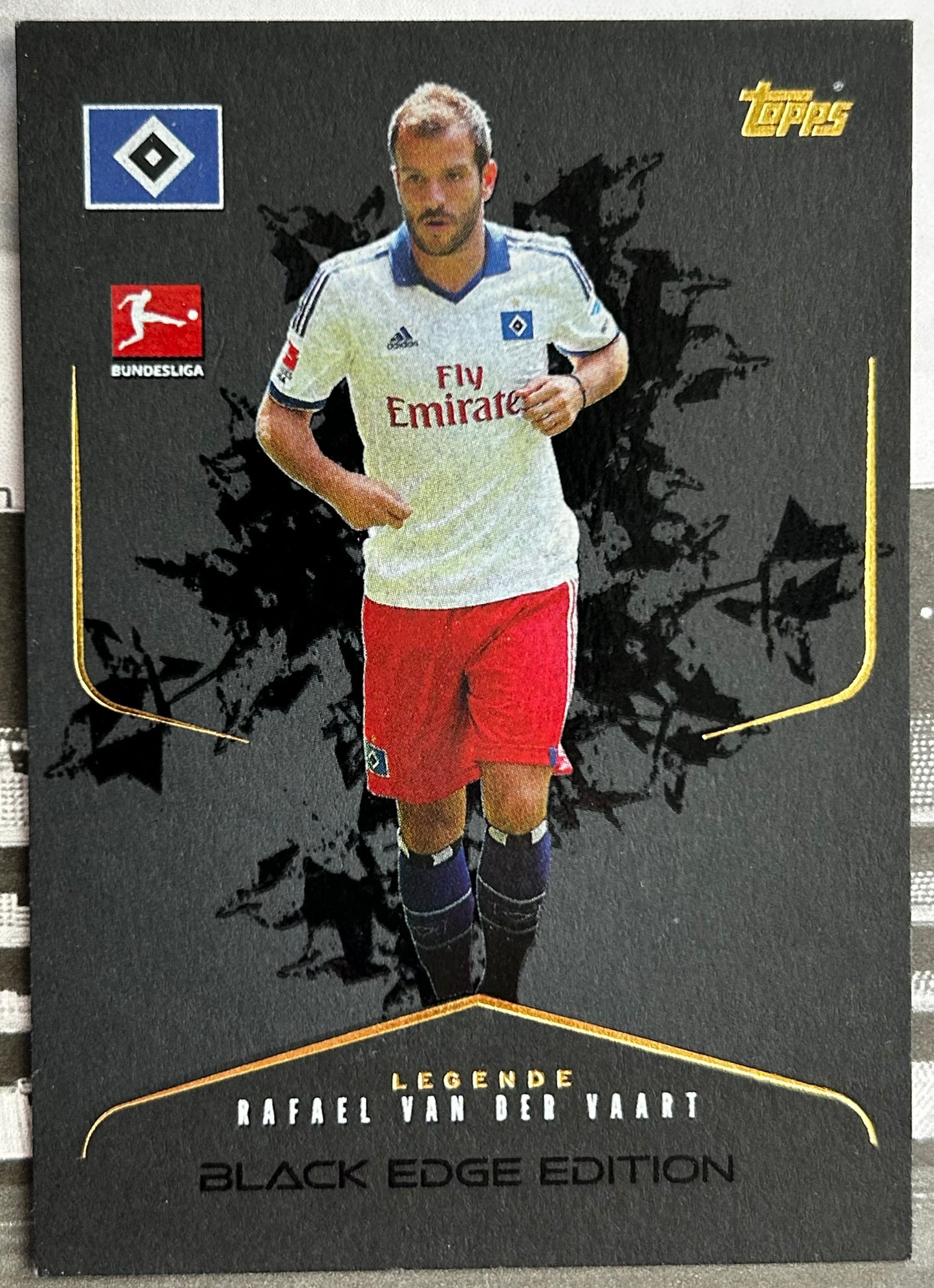 Topps Match Attax Bundesliga 2024-25 - RAFAEL VAN DER VAART (HAMBURGER SV) Black Edge Edition #LE22