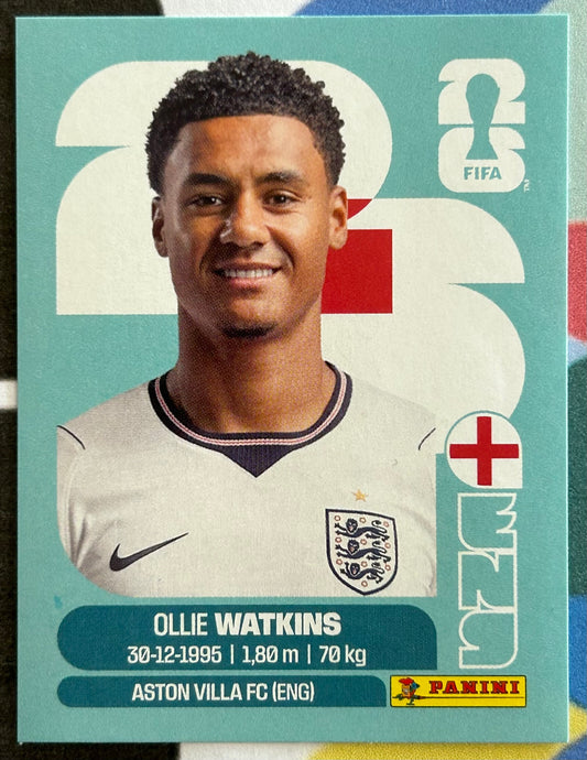 Panini FIFA World Cup 2026 Official Sticker Collection - OLLIE WATKINS (ENGLAND) ENG20