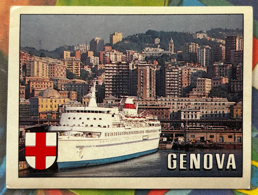 Panini FIFA World Cup Italia 90 Sticker - GENOVA #23