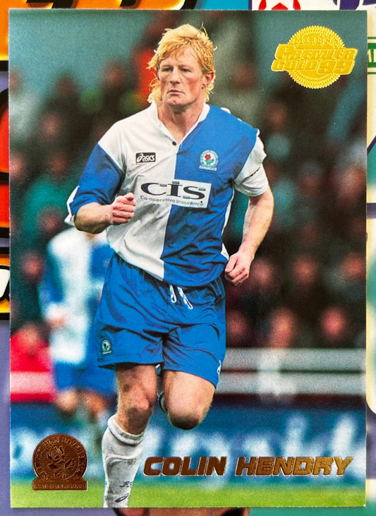 Merlin's Premier Gold 99 Trading Cards - COLIN HENDRY (BLACKBURN ROVERS) #18
