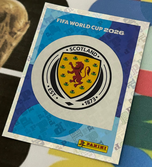 Panini FIFA World Cup 2026 Official Sticker Collection - EMBLEM (SCOTLAND) Foil Sticker SCO1