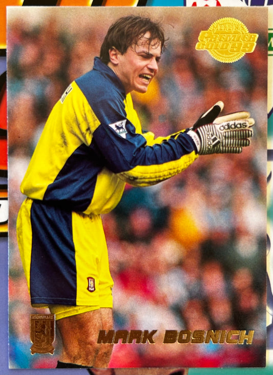 Merlin's Premier Gold 99 Trading Cards - MARK BOSNICH (ASTON VILLA) #9