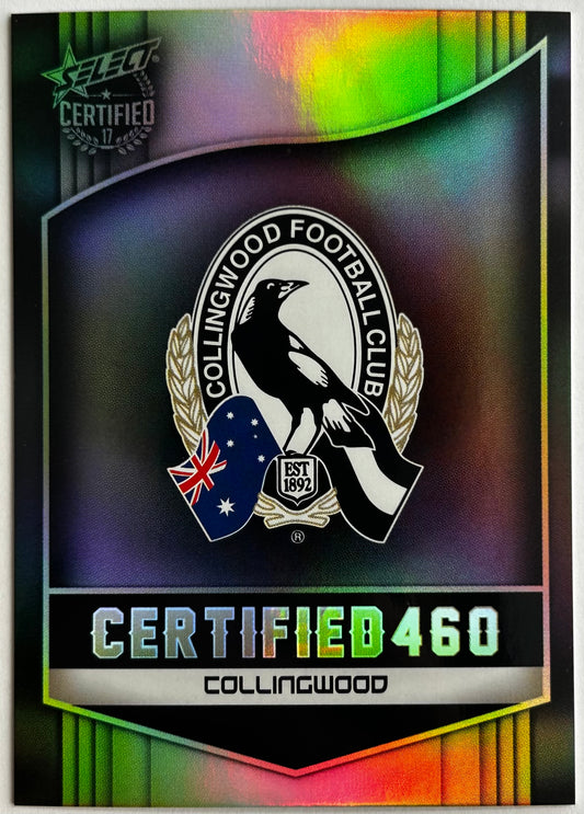 Select AFL 2017 Certified - CLUB LOGO (COLLINGWOOD) Certified 460 C41
