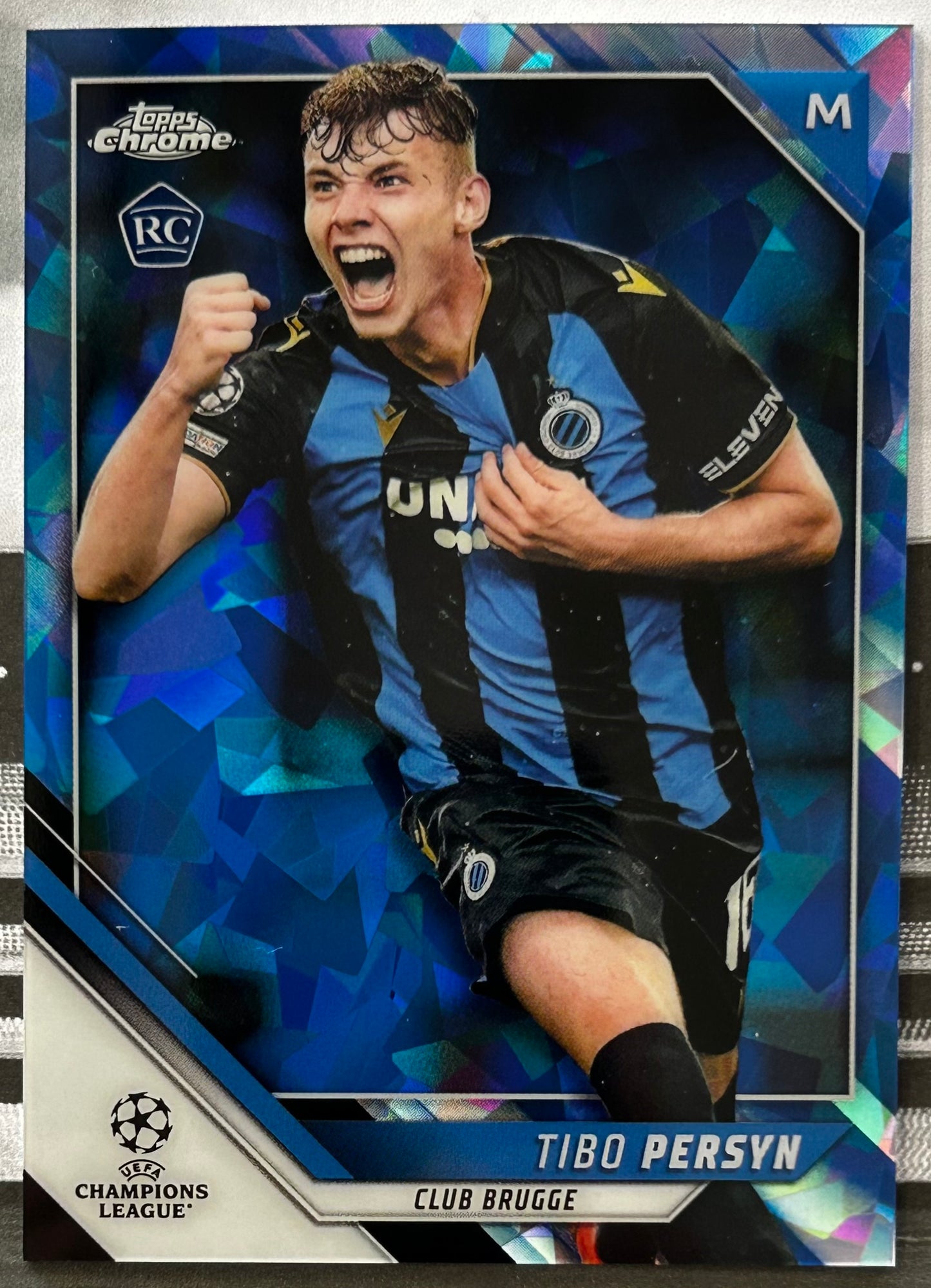 Topps UEFA Chrome Sapphire 2021-22 - TIBO PERSYN (CLUB BRUGGE) Rookie RC #40