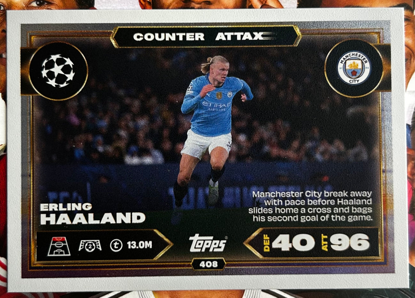 2025-26 Topps UCC Match Attax - COUNTER ATTAX Rainbow Plus Foil (#406-#414) 1:3 packs