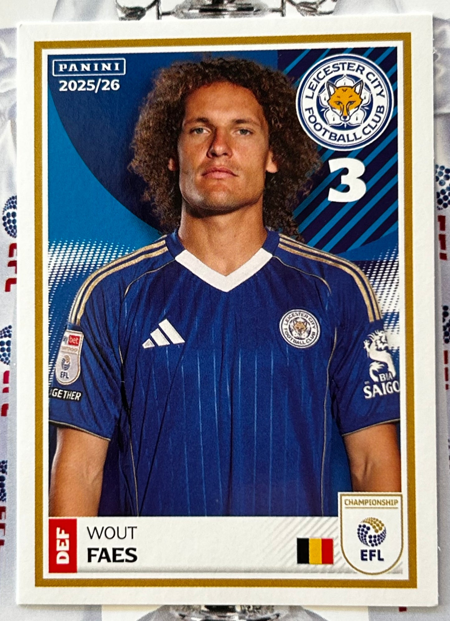 Panini EFL 2025-26 Sticker Collection - Single LEICESTER CITY Stickers (#161 - #178)