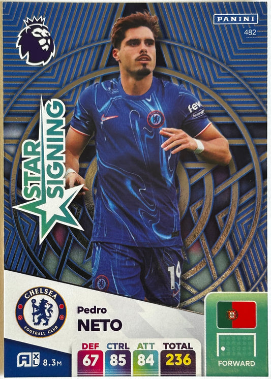 Panini Adrenalyn XL Premier League 2025 - PEDRO NETO (CHELSEA) Star Signing 482