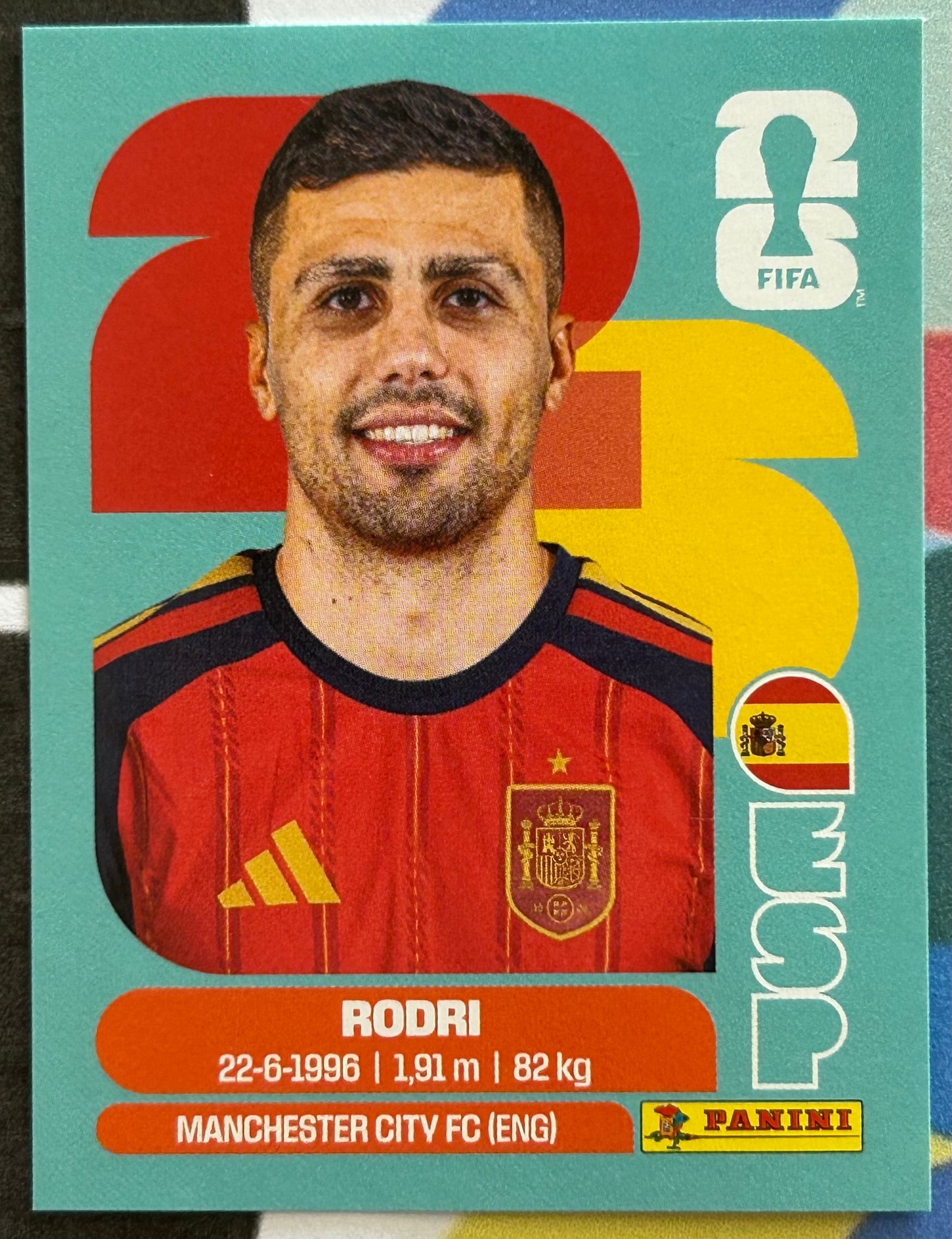 Panini FIFA World Cup 2026 Official Sticker Collection - RODRI (SPAIN) ESP10