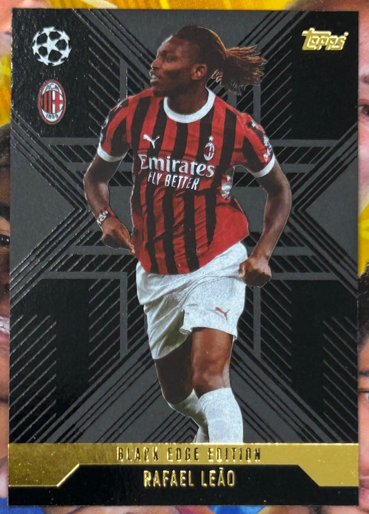 Topps 2024-25 Match Attax Extra UEFA - RAFAEL LEAO (AC MILAN) Black Edge Edition #BLA5