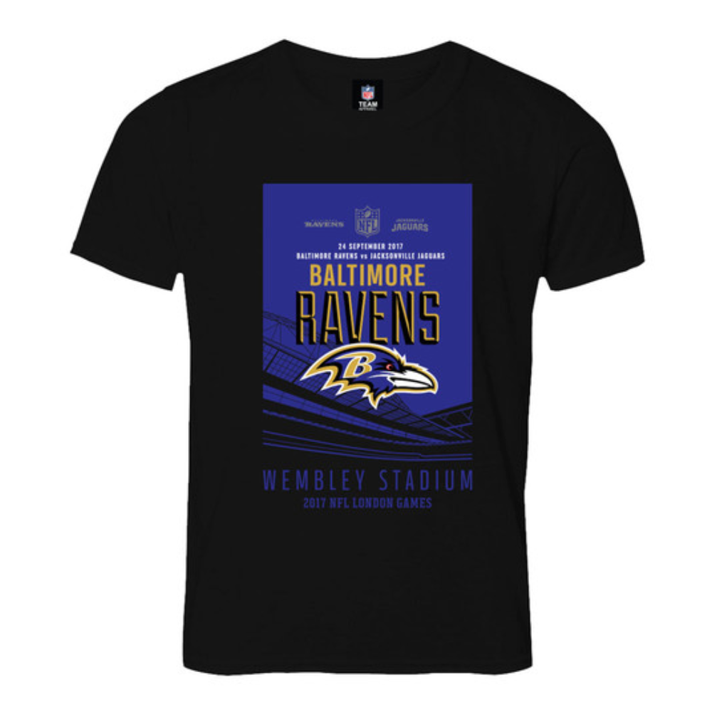 Baltimore Ravens London Games 2017 Team T-Shirt - Youth Sizes