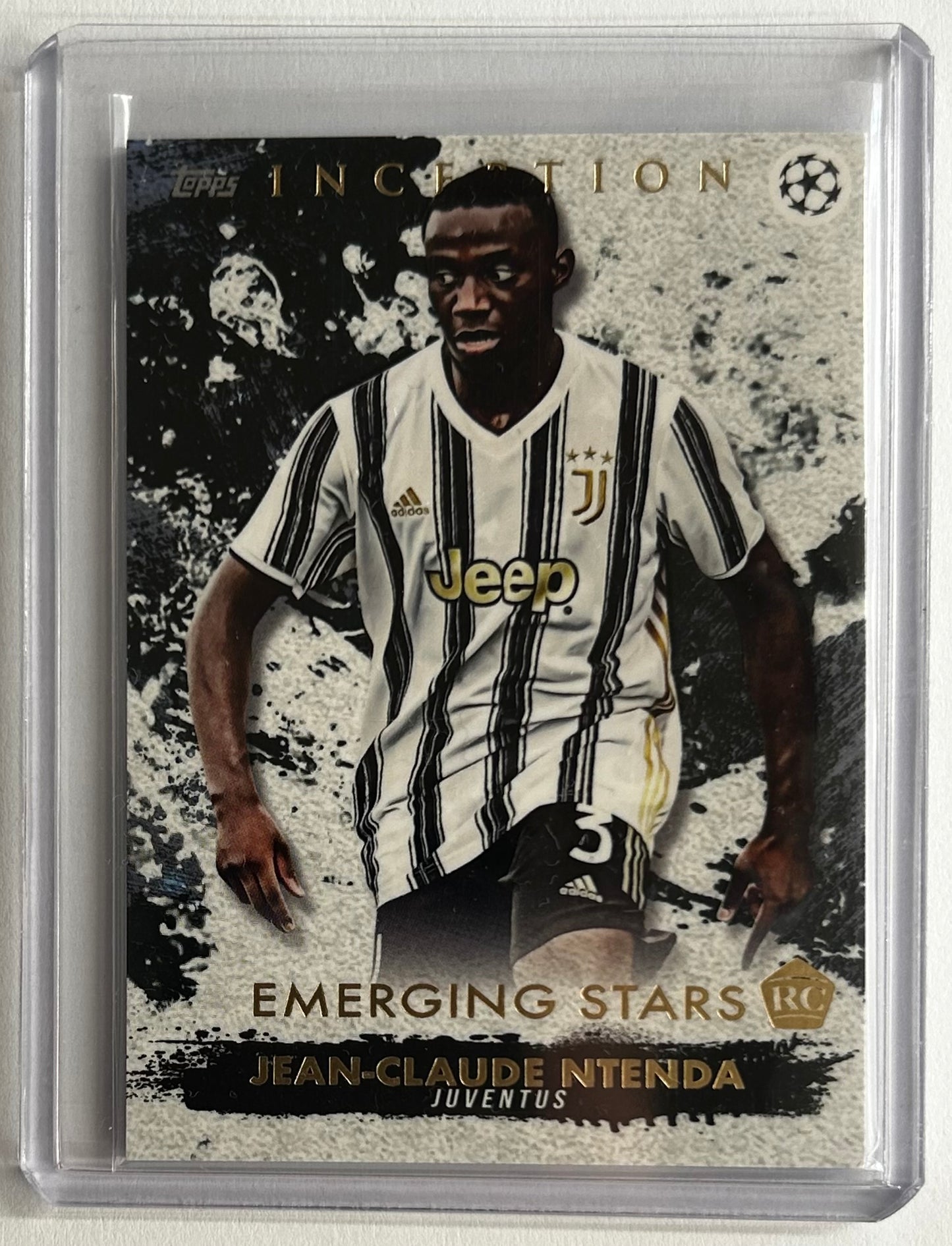 2020-21 Topps Inception UCL - JEAN-CLAUDE NTENDA (JUVENTUS) Emerging Stars RC Rookie