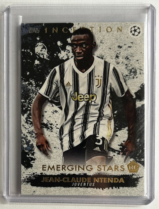 2020-21 Topps Inception UCL - JEAN-CLAUDE NTENDA (JUVENTUS) Emerging Stars RC Rookie