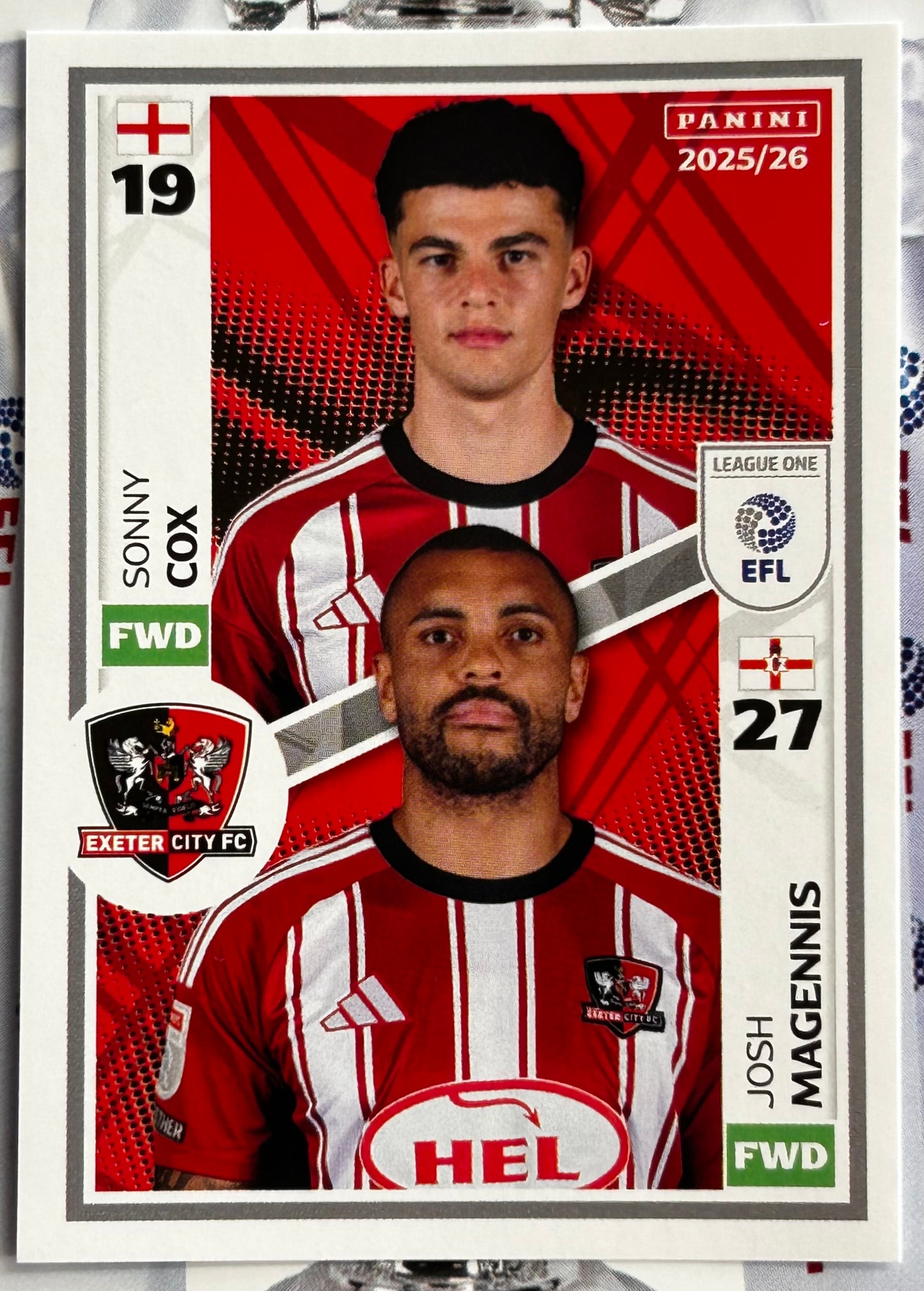 Panini EFL 2025-26 Sticker Collection - Single LEAGUE ONE Stickers (#533 - #580)