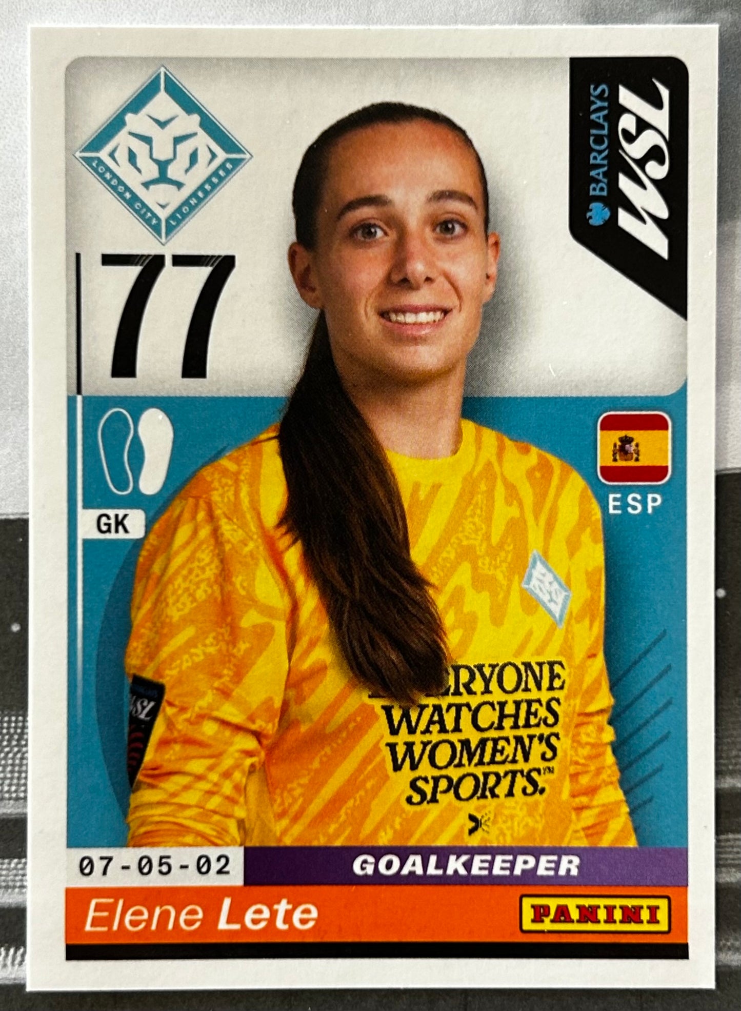 Panini Barclays Women's Super League 2026 Sticker Collection - SINGLE STICKERS (#236 - #445)