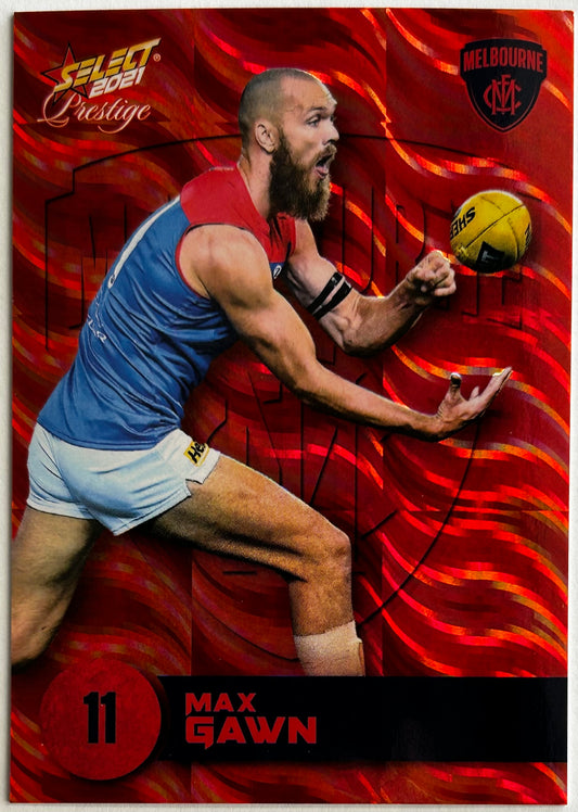 2021 AFL Select Prestige - MAX GAWN (MELBOURNE) Orange Parallel #93 /210