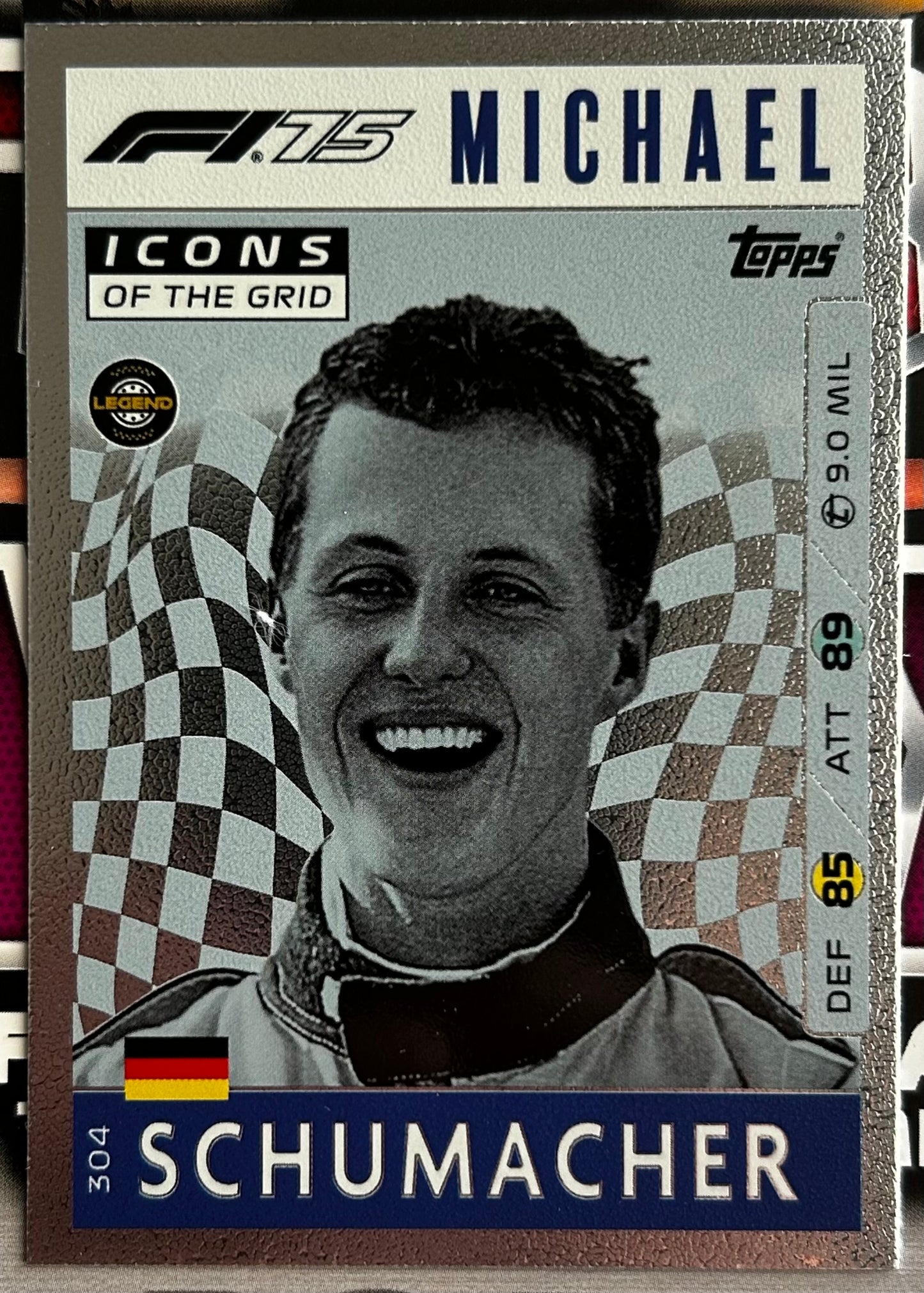 Topps F1 Turbo Attax 2025 - Single ICONS OF THE GRID Cards (#295 - #312)