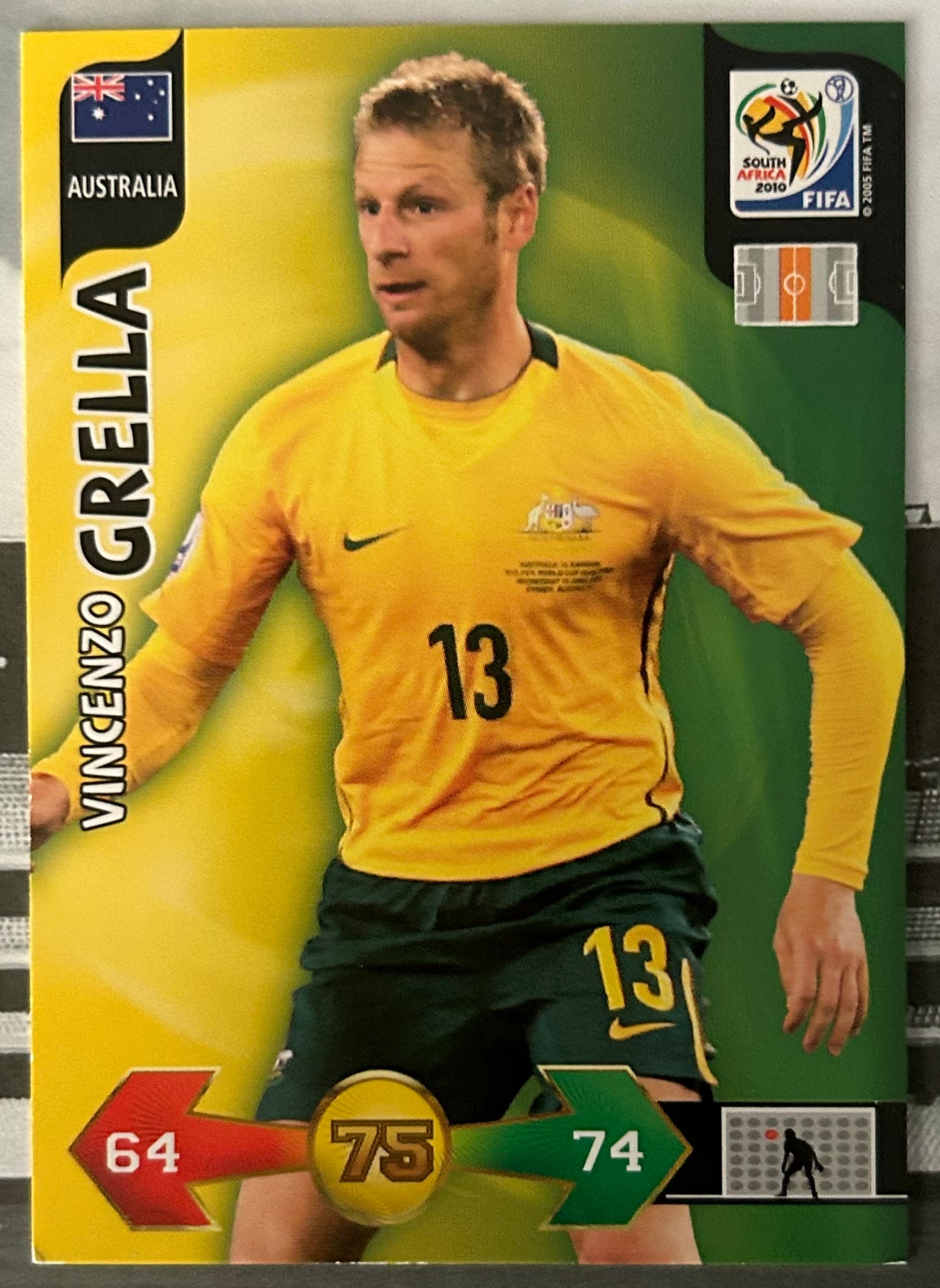 Panini Adrenalyn XL FIFA World Cup South Africa 2010 - VINCENZO GRELLA (AUSTRALIA) Socceroos #22