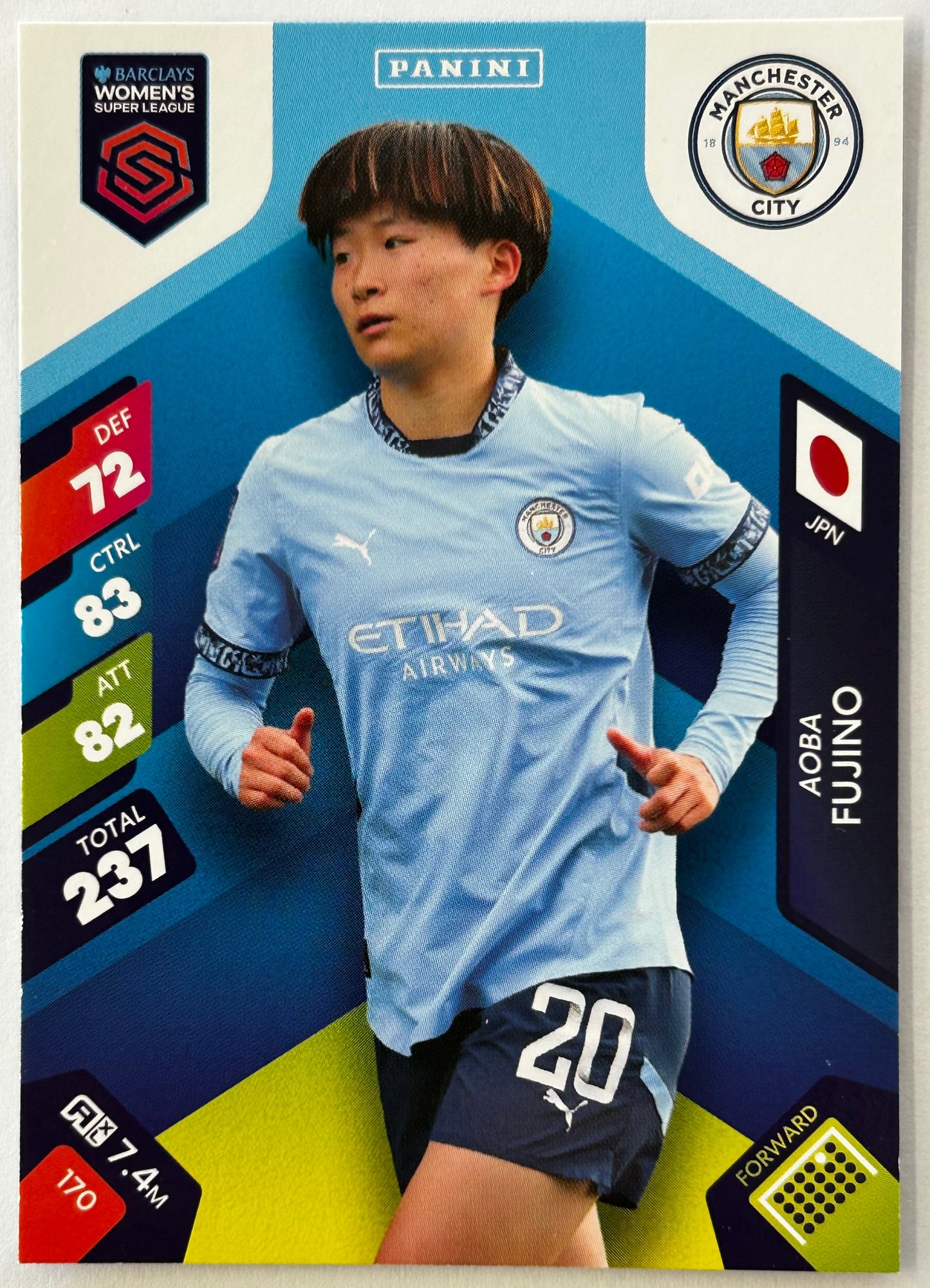 Panini Adrenalyn XL Barclays Women's Super League 2025 - Single MANCHESTER CITY Cards #154 - #171