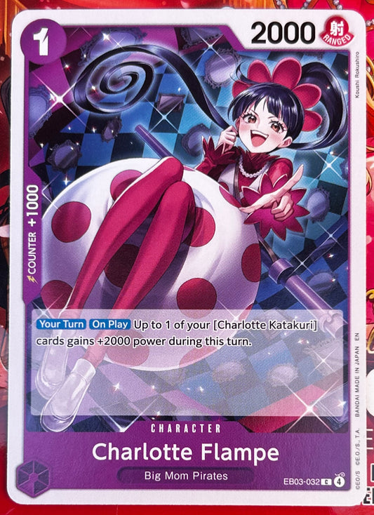 EB03-032 CHARLOTTE FLAMPE One Piece Character Card (Purple) English