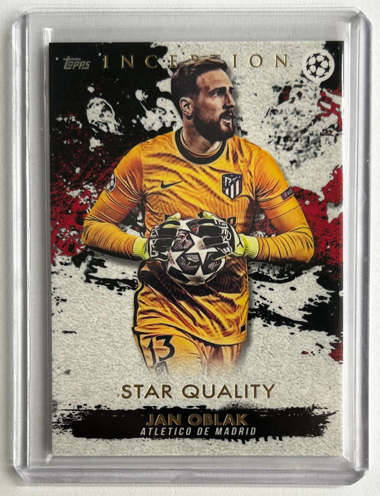 2020-21 Topps Inception UCL - JAN OBLAK (ATLETICO DE MADRID) Star Quality