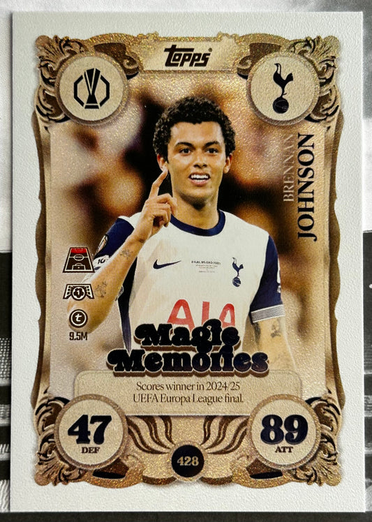 2025-26 Topps UCC Match Attax - MAGIC MEMORIES Rainbow Plus Foil (#424-#441) 1:3 packs