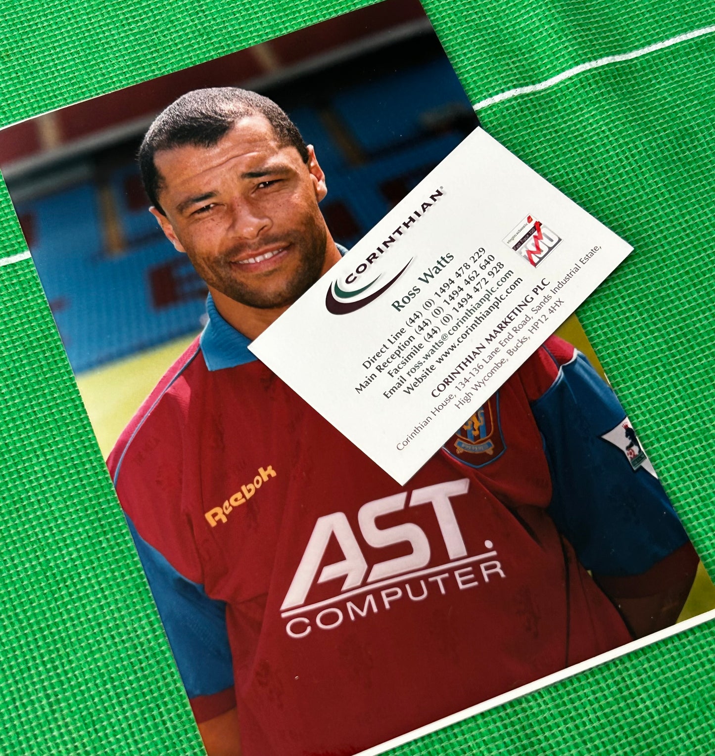 Corinthian Headliners 1995-96 PAUL McGRATH (ASTON VILLA) Product Development Sculpt Photo