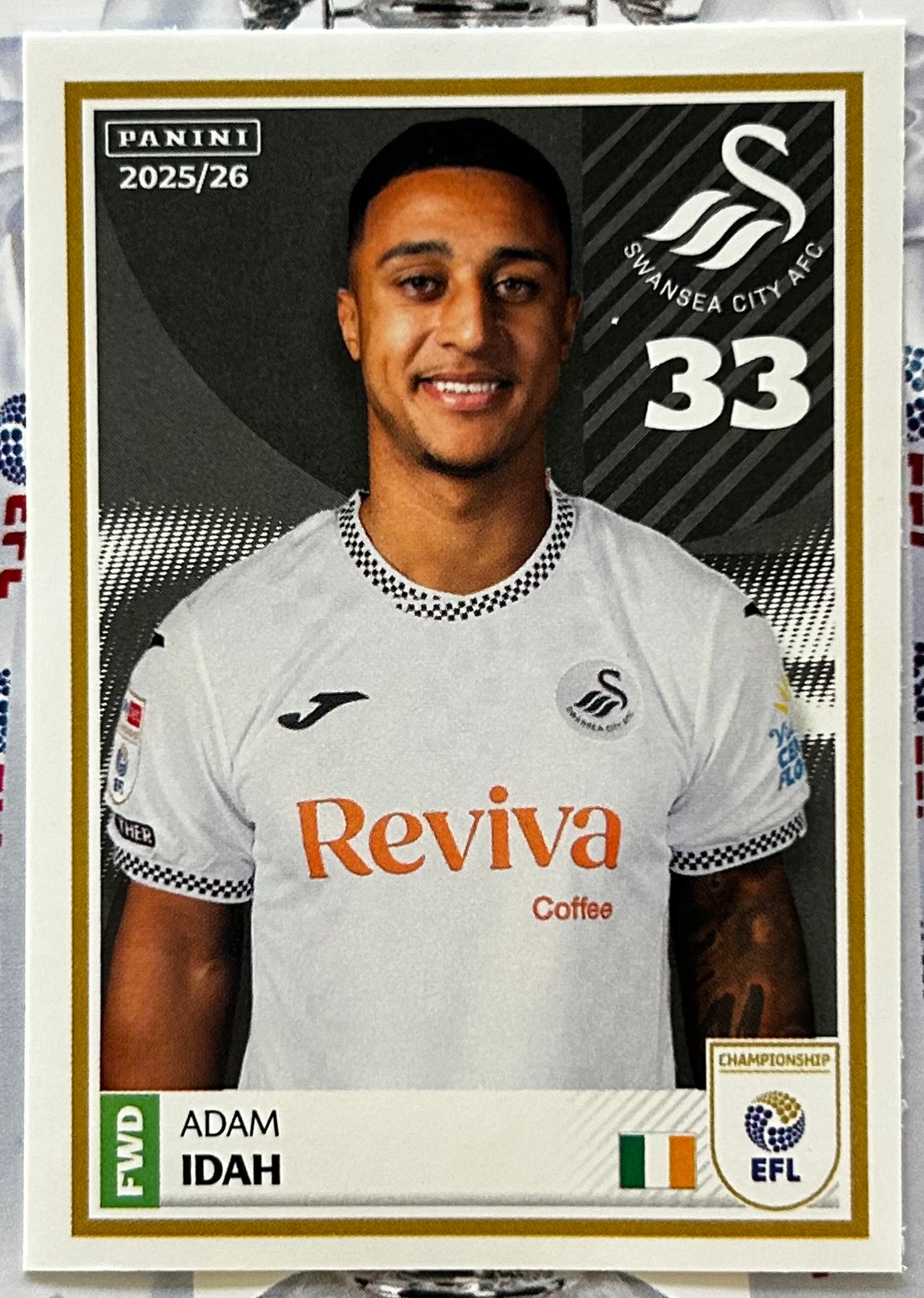 Panini EFL 2025-26 Sticker Collection - Single SWANSEA CITY Stickers (#401 - #418)