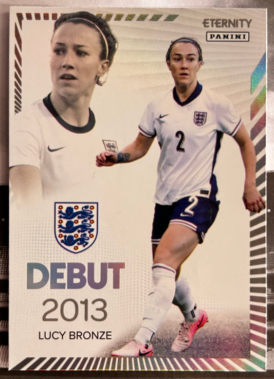 Panini Eternity Lionesses 2025 - LUCY BRONZE (ENGLAND) Debut #DEB-04
