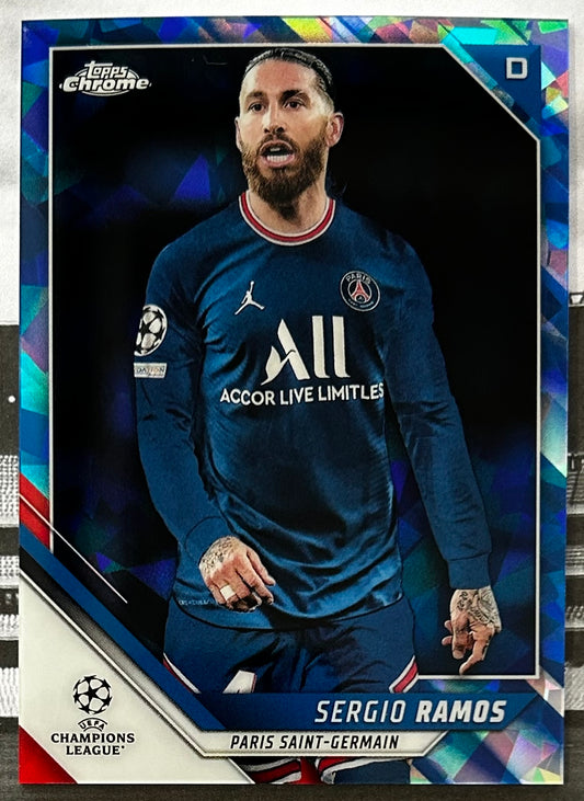Topps UEFA Chrome Sapphire 2021-22 - SERGIO RAMOS (PSG) #71