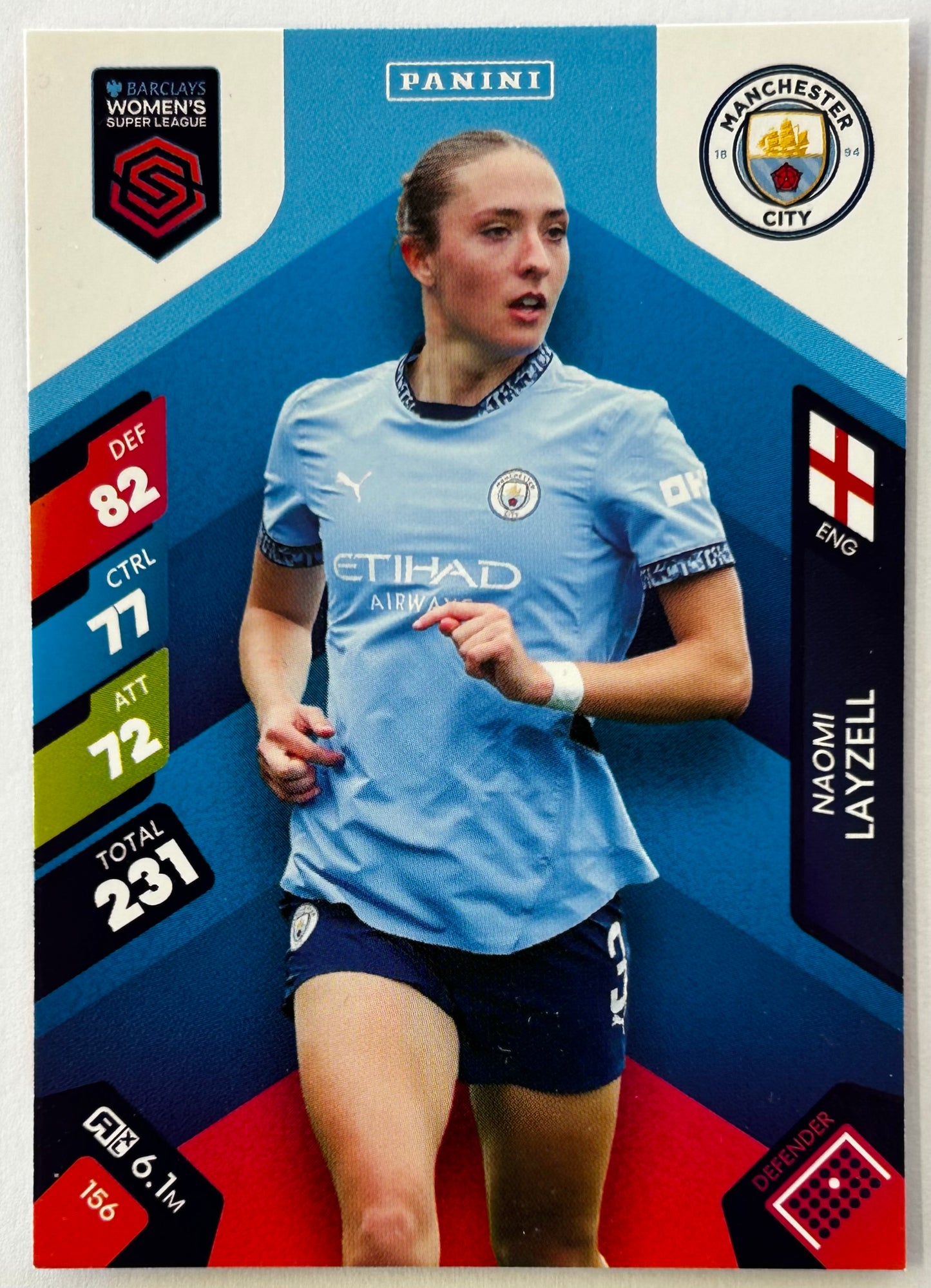 Panini Adrenalyn XL Barclays Women's Super League 2025 - Single MANCHESTER CITY Cards #154 - #171