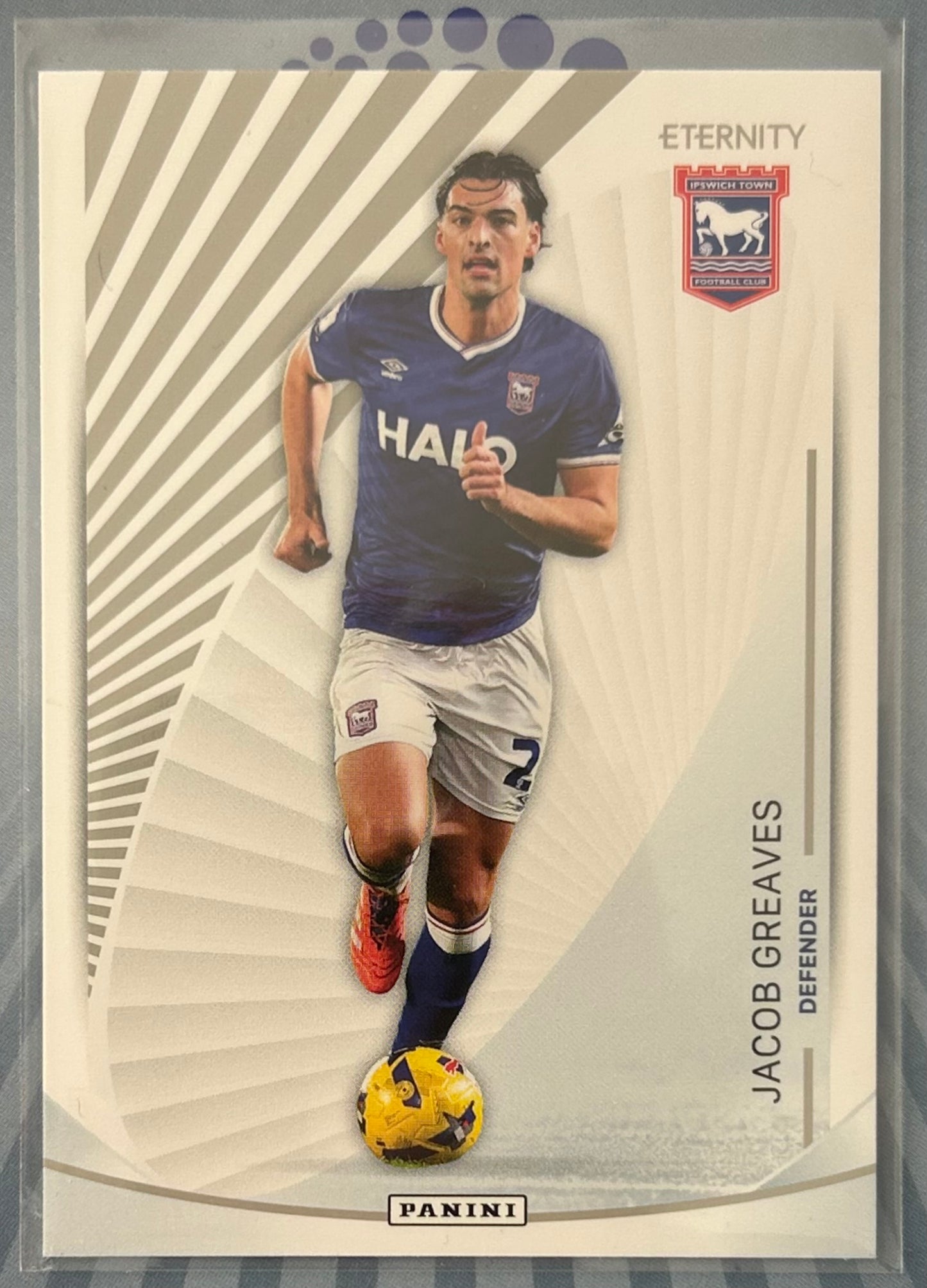 Panini EFL Eternity 2025-26 - JACOB GREAVES (IPSWICH TOWN) Base BAS-06