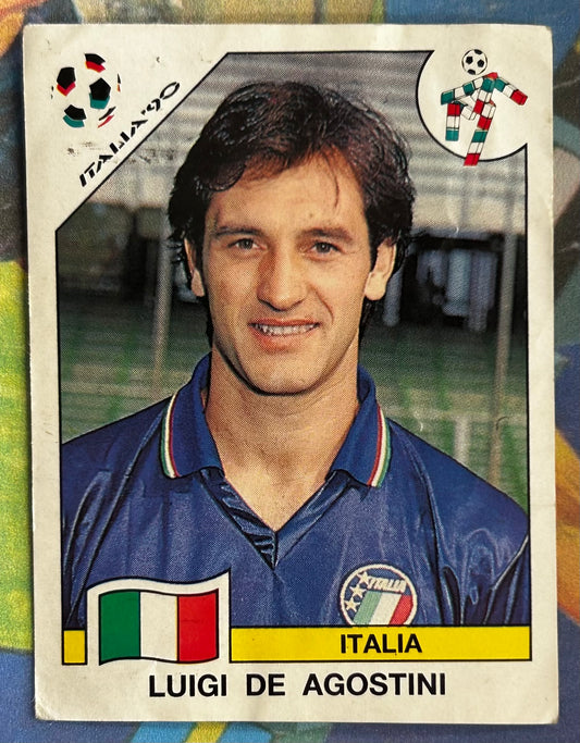 Panini FIFA World Cup Italia 90 Sticker - LUIGI DI AGOSTINI (ITALY) #47