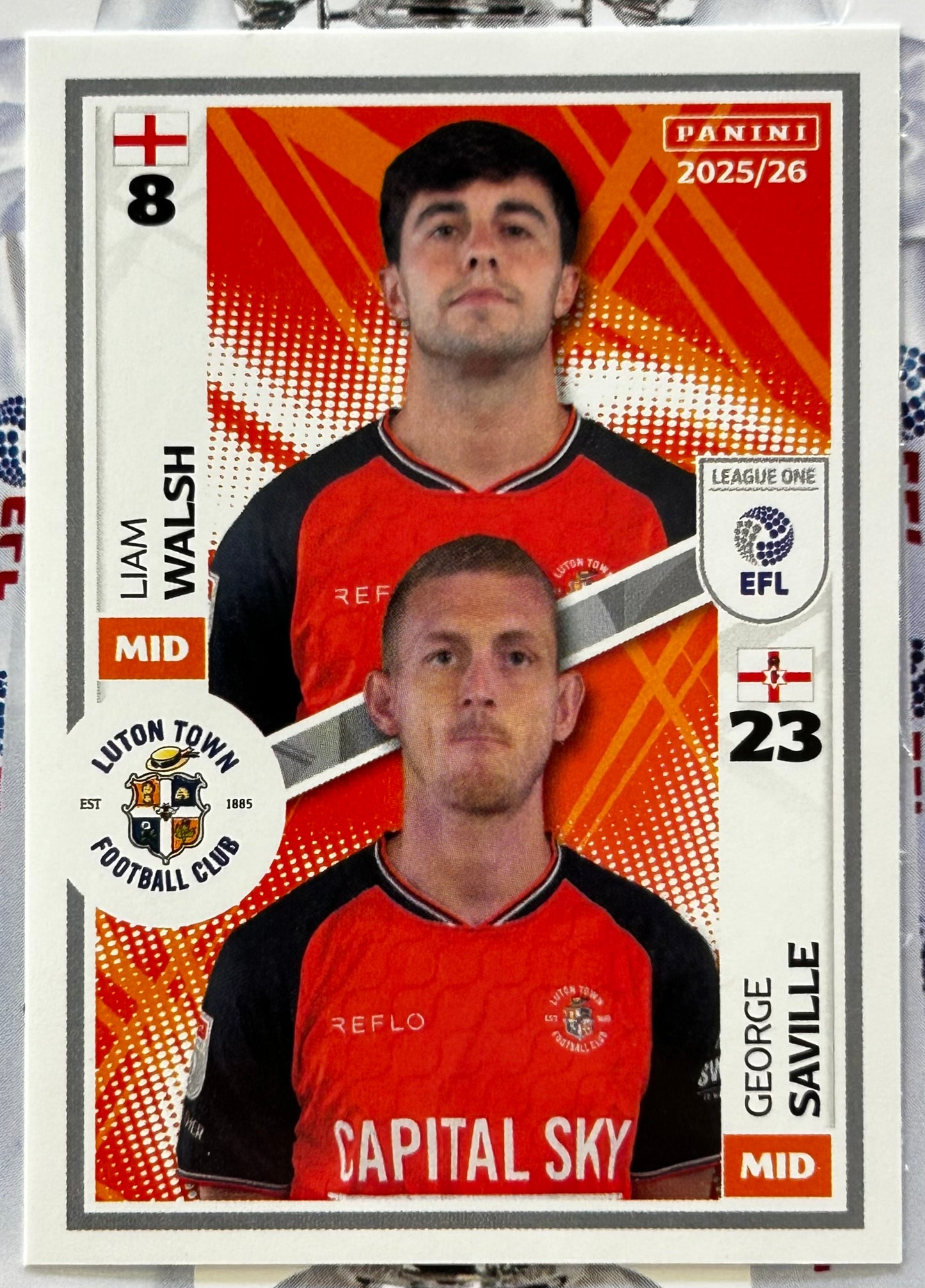 Panini EFL 2025-26 Sticker Collection - Single LEAGUE ONE Stickers (#581 - #628)