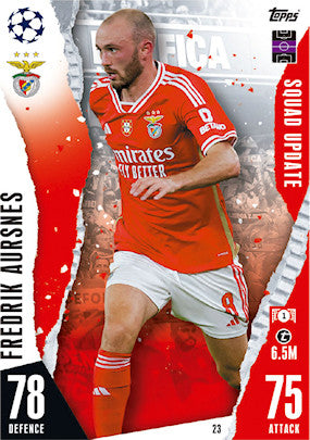 Topps 2023-24 Match Attax Extra UEFA - Single SQUAD UPDATE Cards (#1 - #45)