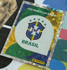 Panini FIFA World Cup 2026 Official Sticker Collection - EMBLEM (BRAZIL) Foil Sticker BRA1