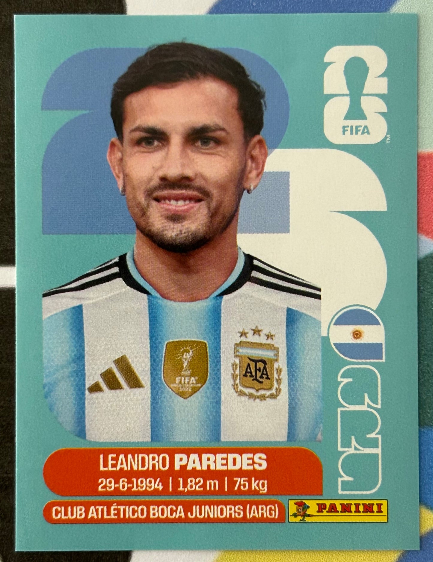 Panini FIFA World Cup 2026 Official Sticker Collection - LEANDRO PAREDES (ARGENTINA) ARG12