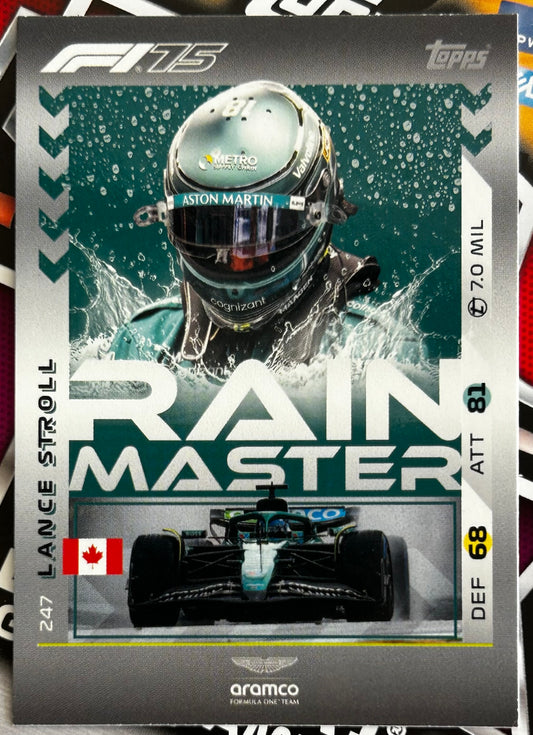 Topps F1 Turbo Attax 2025 - Single STARS OF TOMORROW, RAINMASTER & MEME MAYHEM Cards (#238 - #255)