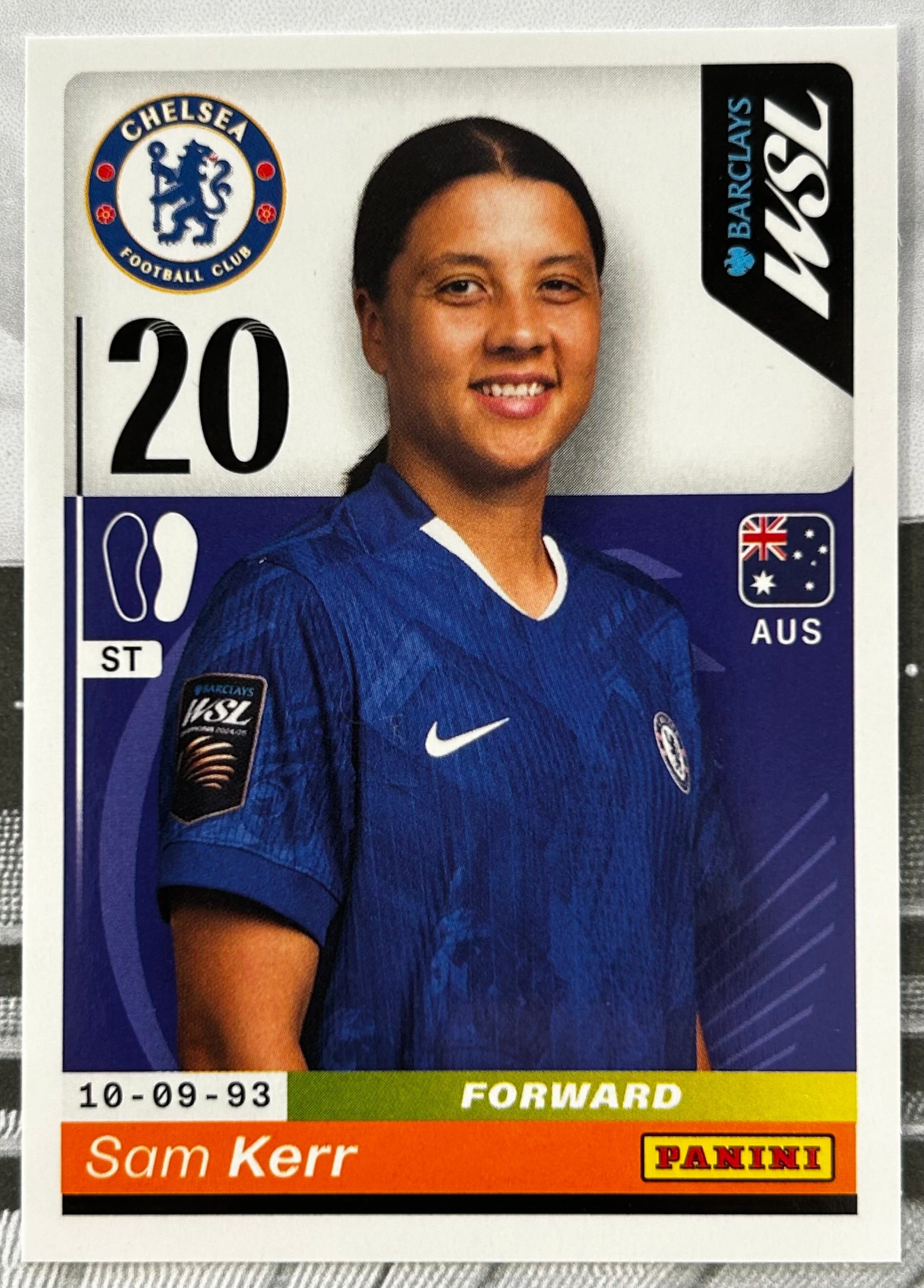 Panini Barclays Women's Super League 2026 Sticker Collection - SAM KER ...