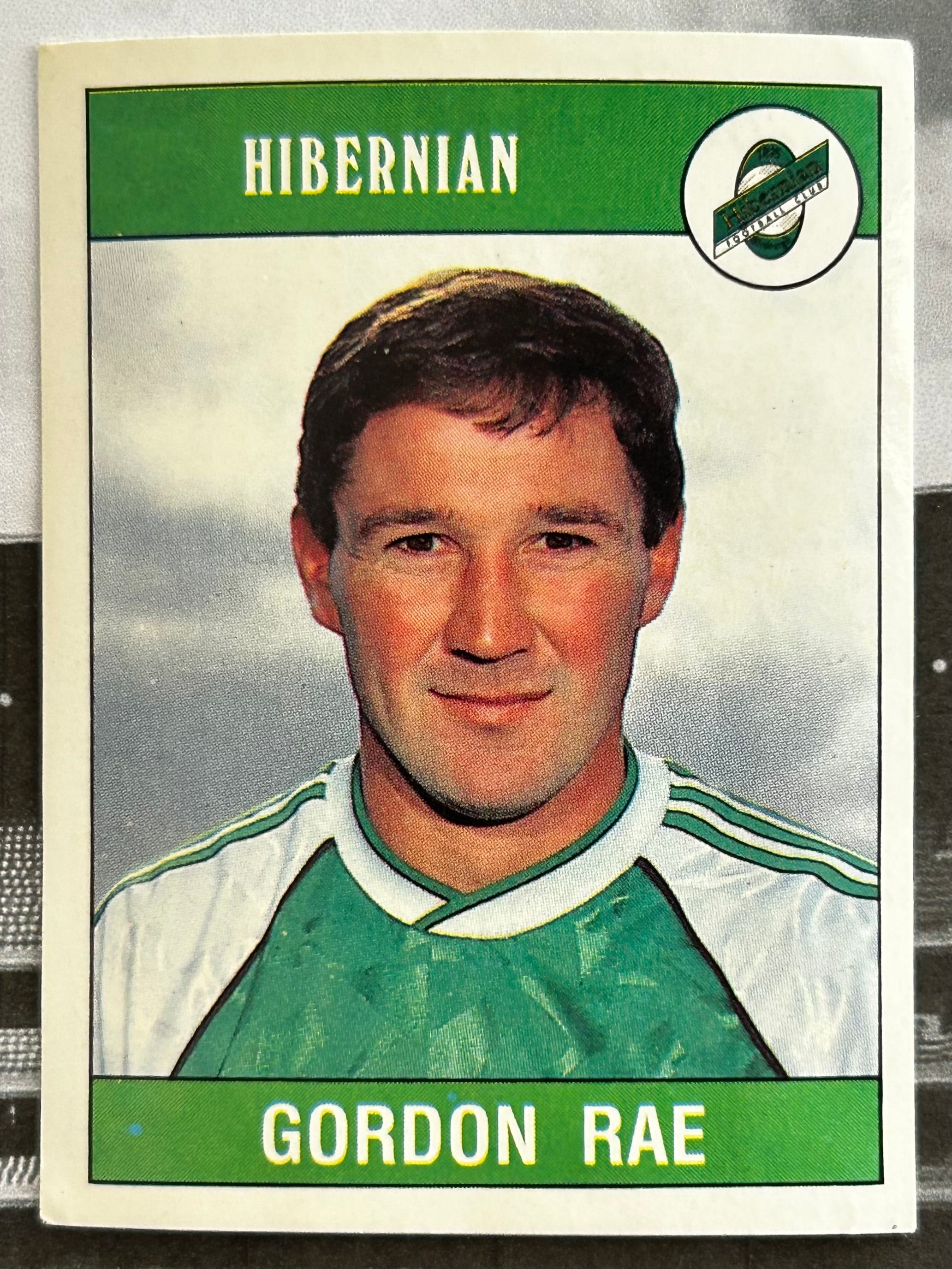 Panini Football 90 Sticker - GORDON RAE (HIBERNIAN) #415 – JaqJnr