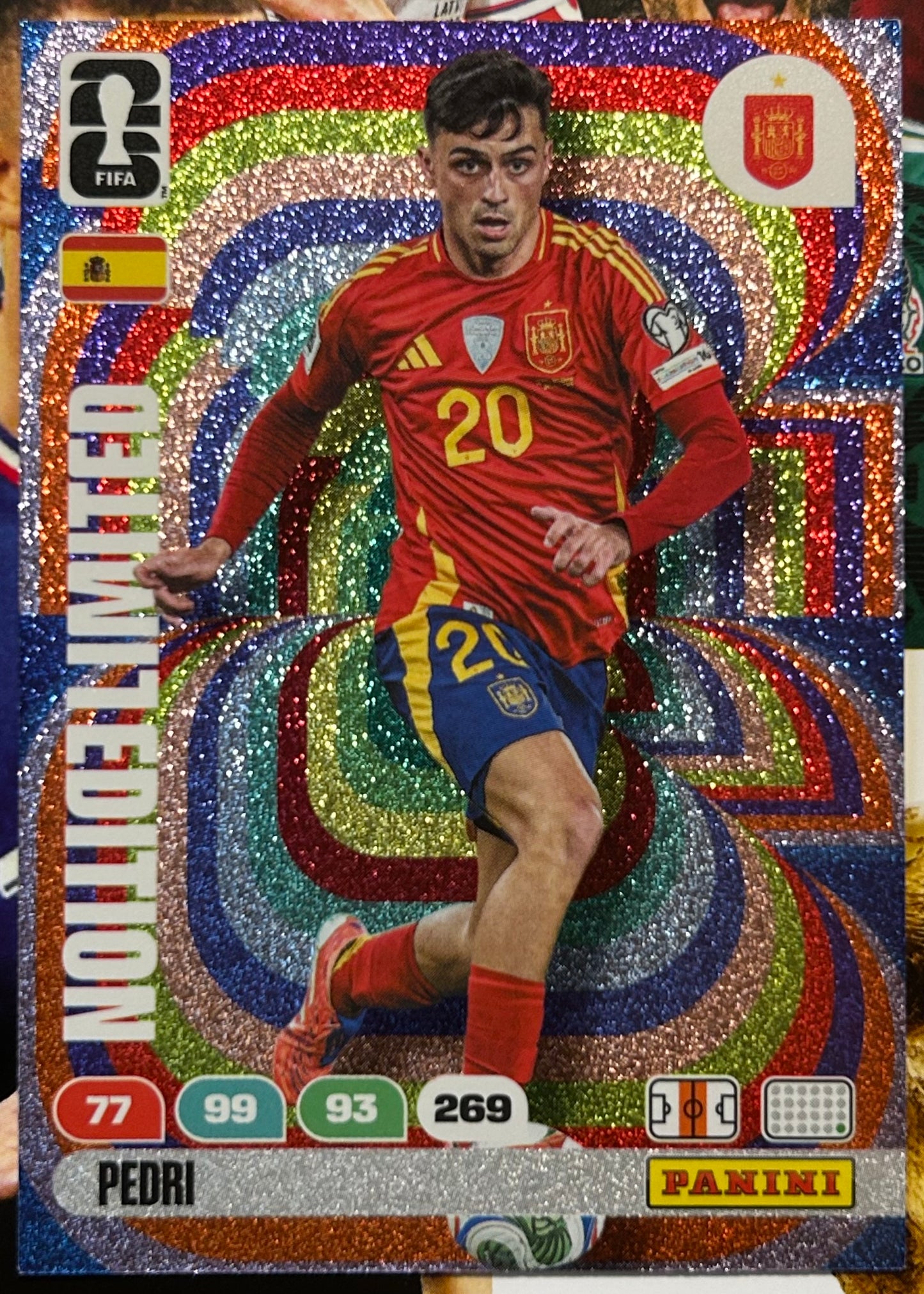 Panini FIFA World Cup 2026 Adrenalyn XL - PEDRI (SPAIN) Limited Edition