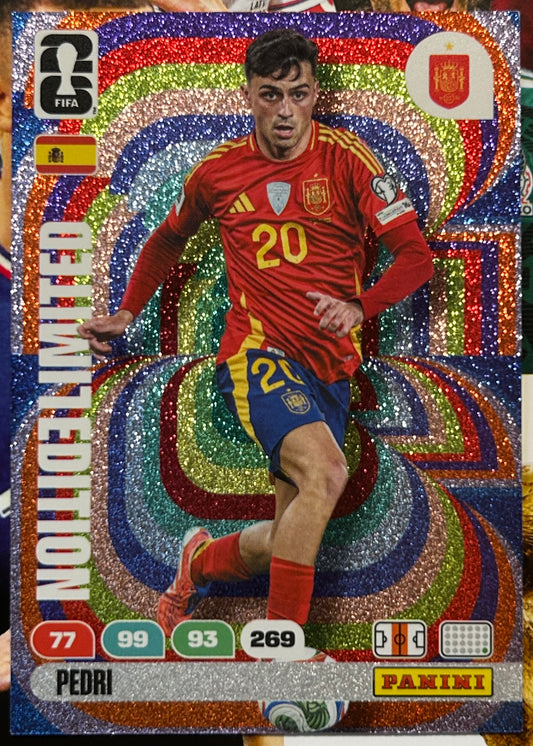 Panini FIFA World Cup 2026 Adrenalyn XL - PEDRI (SPAIN) Limited Edition