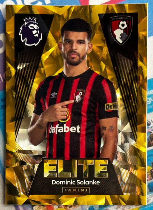 2024 Panini Premier League Sticker Collection - DOMINIC SOLANKE (BOURNEMOUTH) Elite #45
