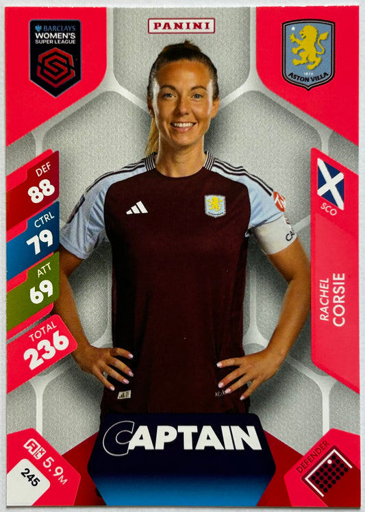 Panini Adrenalyn XL Barclays Women's Super League 2025 - Single CAPTAIN Cards (1:4 packets) #244 - #255