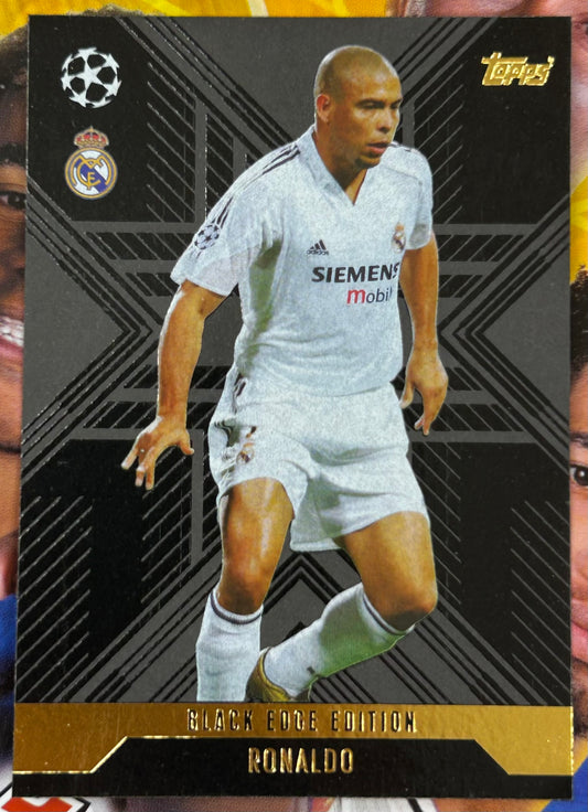 Topps 2024-25 Match Attax Extra UEFA - RONALDO (REAL MADRID) Black Edge Edition #BLA6