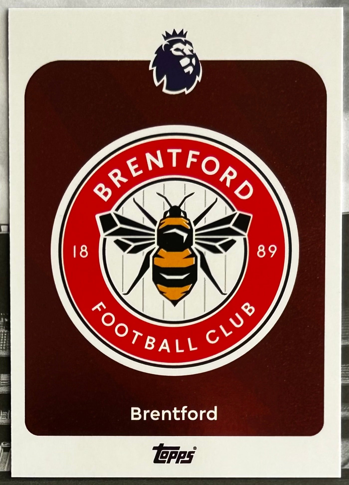 Topps Premier League 2026 Debut Edition - TEAM BADGE (BRENTFORD) #55